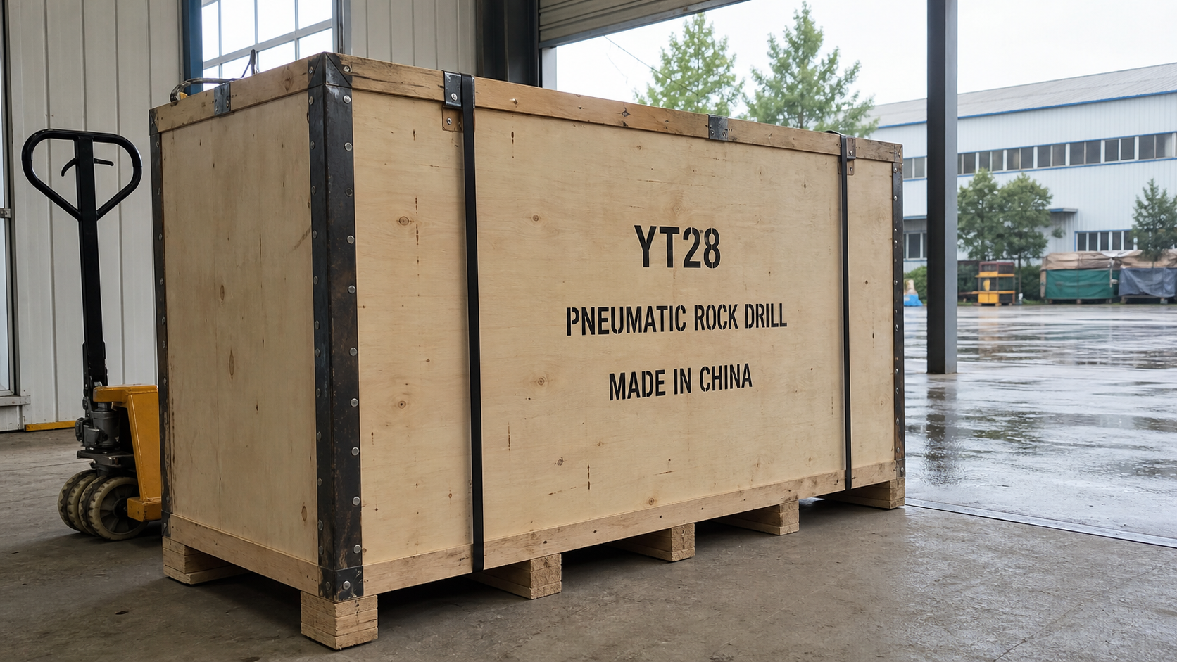 YT28装货区出口包装示意图 / YT28 export packaging illustration